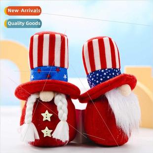 Day Round Gnome U.S. Plus Stripes Independence Stars New Hat