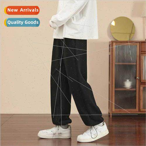 HK sweatpants sweatpants stereo waist straight pants men fas