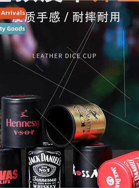 Leather color cup sieve cup dice cup dump cup wh 6 dice plug