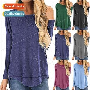 Autumn woman Cotton T Shirt Women Long Sleeve Shirt Bodycon