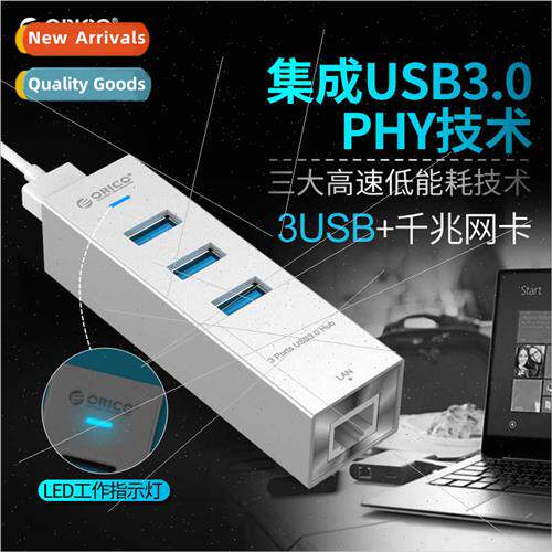 USB3.0 Splter macbook Hub USB to RJ45 Gigab NIC Port HUB
