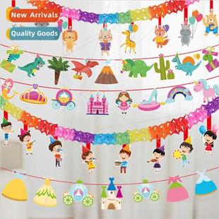 New Hawaii birthday decorations classroom stage decorations