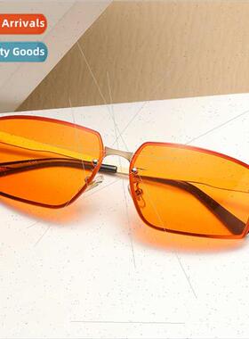 8316 personaly new wave modern sunglasses new Y2K metal fash