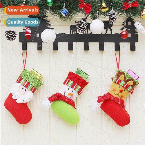Christmas Decoration Santa Claus Snowman Socks Children  Bag