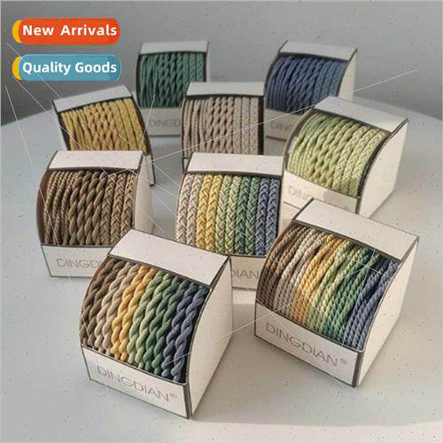 High elasticy basic paragraph 20 rope knot leather band tie