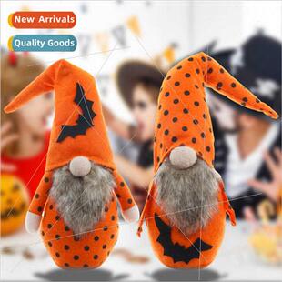 doll facel New Rudolph dot decorative polka Halloween orange