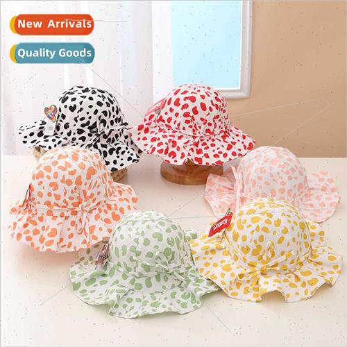 Children basin hat spring in middle child sunscreen hat cow