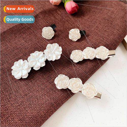 2022 headdress camellia hair clips super fairy new flowers b