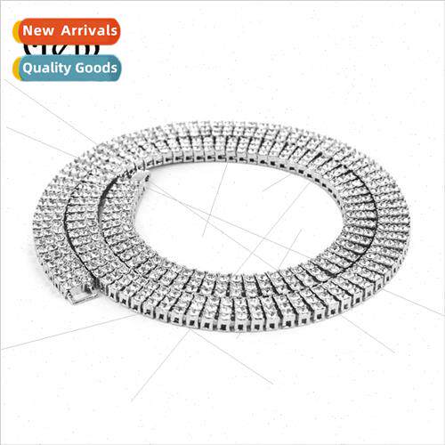 Fashion Trend Triple Drain Diamond Zinc Alloy Men Hip Hop Ne