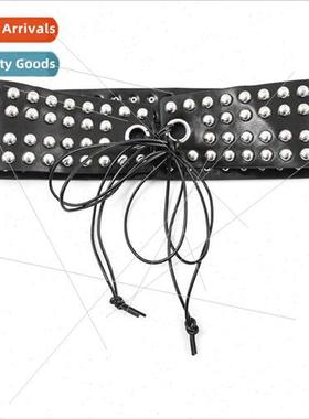 Studded Belt Wide Belt Tie Belt women Belt Skirt Coat Belt