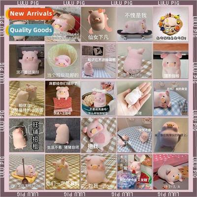 50 funny cute lulu pig emoticon stickers decorative statione