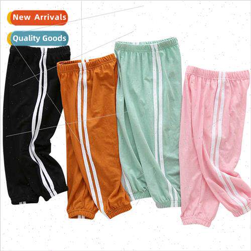 Summer new children casual anti-mosquo pants girls summer th