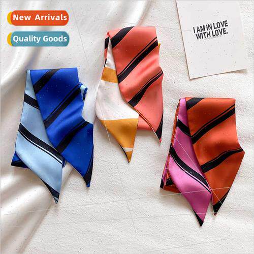 Korea new simulation silk color collision long long small ne