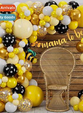 New Bee Balloon Chain Set Men Women Gender Reveal Birthday P