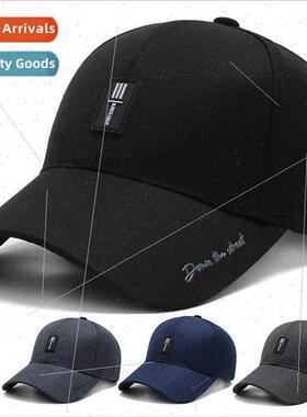 Hat men spring fall duck tongue cap middle-aged elderly dad