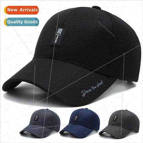 Hat men spring fall duck tongue cap middle-aged elderly dad