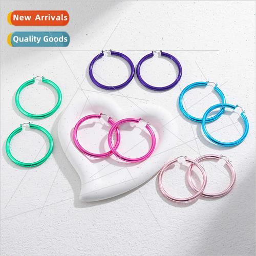 Splendid Illusion Electrophoresis Earrings Women Europe ins