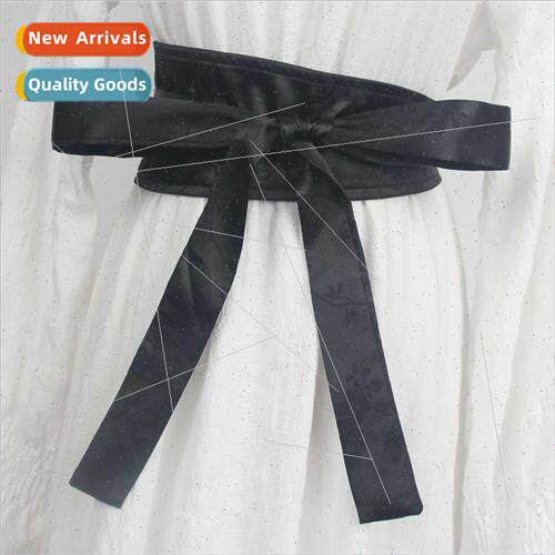 2023 Waistband female skirt decorative straps tied tie versa