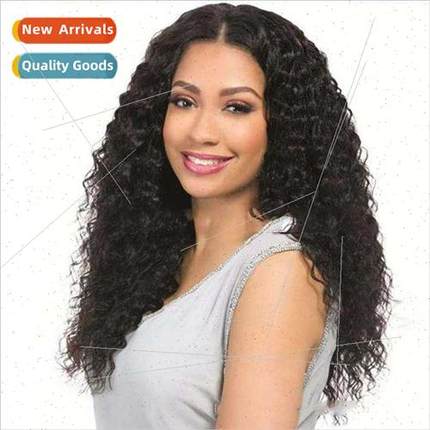 Wigs Europe Women Chemical Fiber Head Covers Black Medium Lo