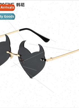 new Europe fashion Bullwinkle irregular sunglasses personali