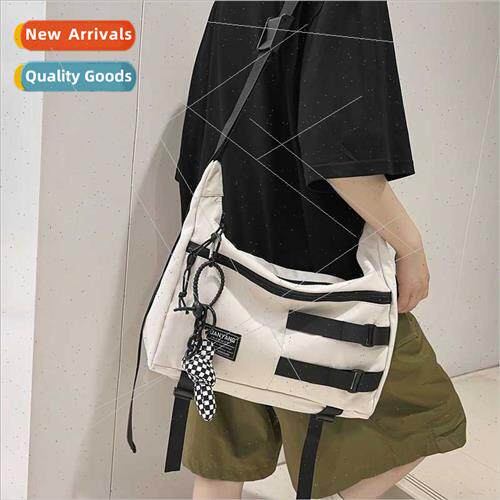 ins HK crossbody bag men student nd hip-hop shoulder bag Jap