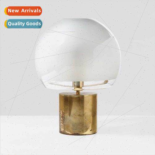 Northern creative glass small table lamp bedside lamp bedroo