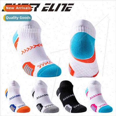 Spring new men basketball socks short towel bottom sweat bre