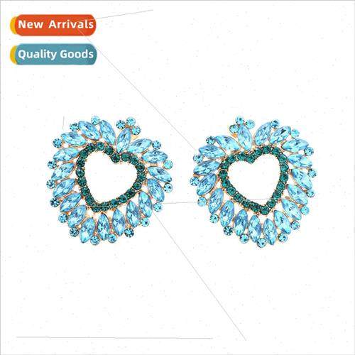 Fashion fresh hollow alloy diamo