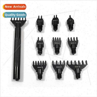 Interchangeable Head Chop Leather Stch Punching Set Leather
