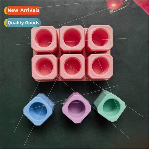 6 Ice Cup Square 382 Cake licone Mold Jelly Egg Tart Bread M