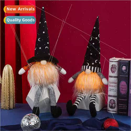 Halloween ght Up Long Legged Gnome Ghost Festival Home Decor