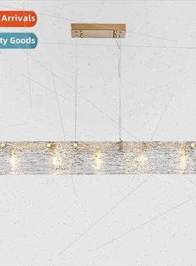 Crystal light luxury restaurant chandelier post-modern minim