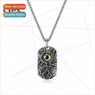 Men Neck Steel Wear Hop Hip Pendant Eye Devil Tanium Vintage