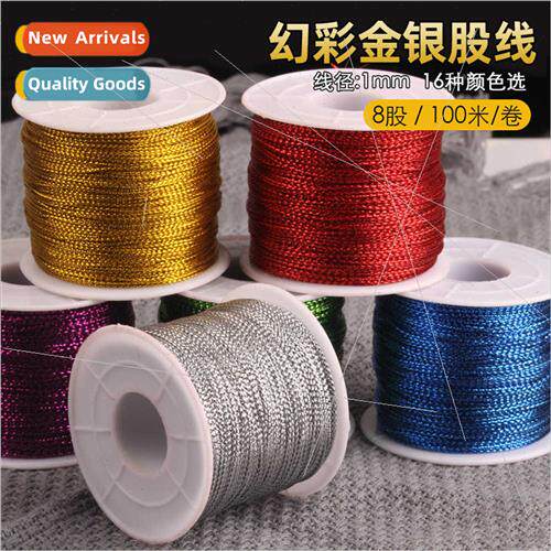 1mm Mid-Autumn Christmas  Gold lver Wire 8 Strands Hanging T