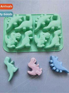 8-Pack Dinosaur 370 Chocolate Candy licone Mold Mousse Pastr