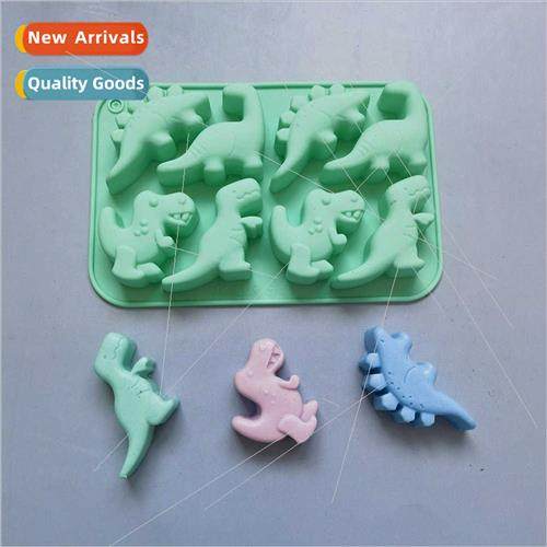 8-Pack Dinosaur 370 Chocolate Candy licone Mold Mousse Pastr