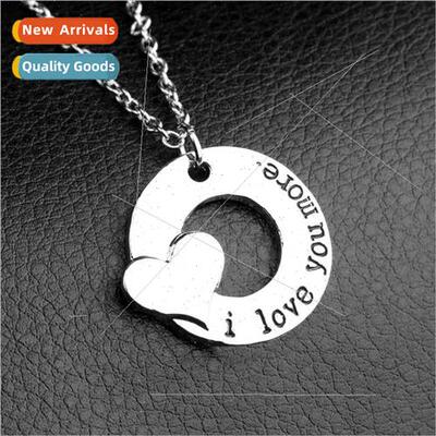 Europe Uned States fashion round hollow engraved I love you