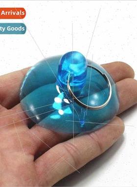 Transparent blue pvc suction cup Multifunctional plastic per