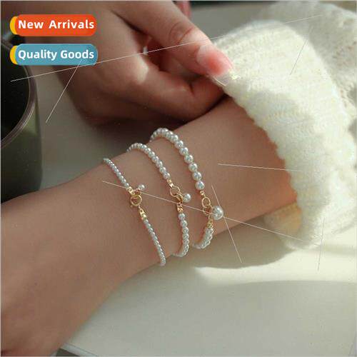 Birthday simple gold women Korea small pearl bracelet female