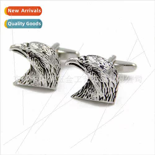 Funny eagle animal shape cufflinks drip glue French cufflink