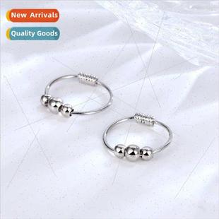 Earrings Female Vintage Anxiety Hig che Beads mple New Small