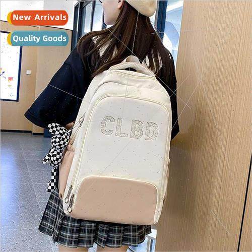 new student schoolbag junior middle school backpack simple c