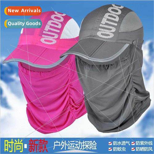 Sunscreen hat summer sun hat mask cover face sun hat hundred