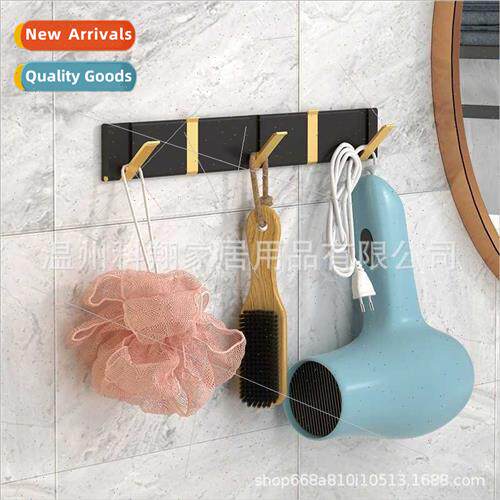 Creative invisible hooks behind door hanging coat rack entry
