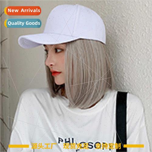 Removable wig cap ladies fashion realistic o bob hair piece