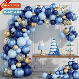 Balloon Set Wedding Blue Birt Shower GarlArch Baby Navy Kids