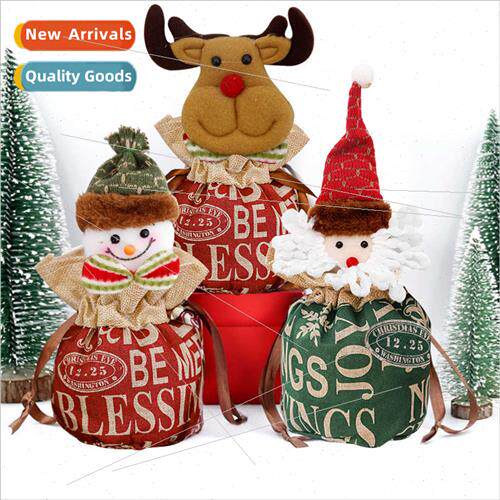 2023 New Christmas gift bags Christmas Eve apple bags cartoo