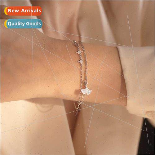 Diamond silver apricot bracelet starburst elements sweet oct