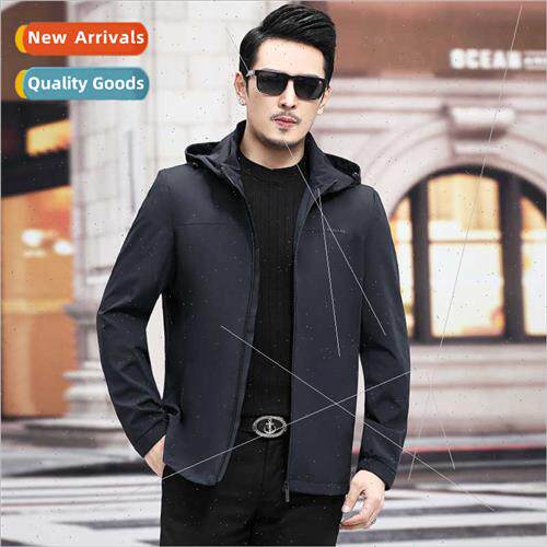 Middle-aged men spring fall short business casual jacket jac