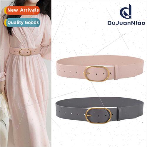 Women belt leather wide hundred jacket skirt decorative wais